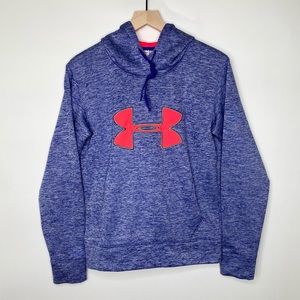 Under Armour Storm Blue/Pink Hoodie Size Small